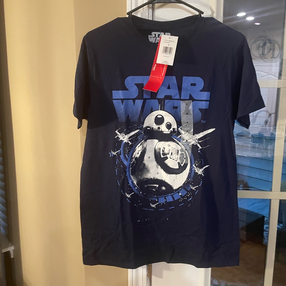 Star Wars BB-8 Men’s T-Shirt Size Medium Blue